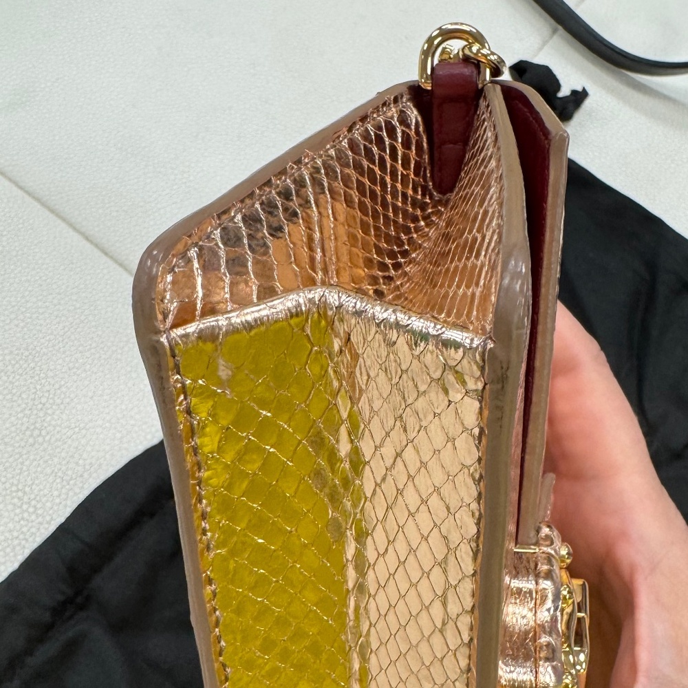 Dolce & Gabbana Rose Gold Python Mini Bag - Picture 5 of 14